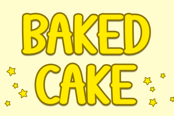 Baked Cake Font: A Timeless Script for Elegant Designs