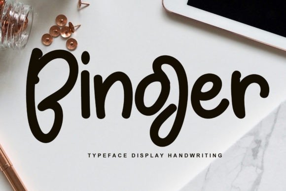 Binger: The Festive Script Font for Holiday Crafts