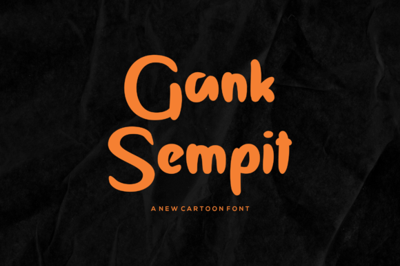 Boost Campaign Clarity with Gank Sempit Typeface
