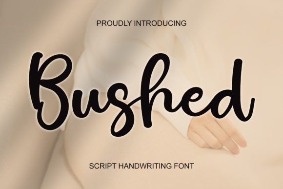 Bushed: A Stylish Script Handwritten Font for Campaigns