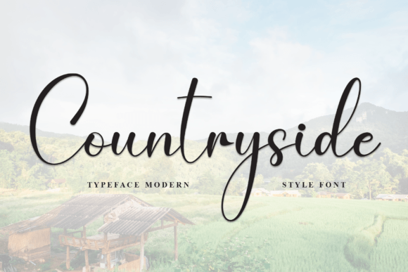 Countryside: A Modern Handwritten Font for Makers