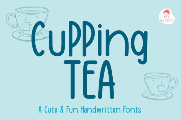 Cuppingtea Font Review: A Cute Script for Creative Projects