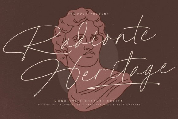 Elevate Campaigns with Radionte Heritage Script Font