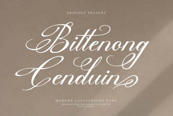 Elevate Your Brand with Bittenong Cenduin Font
