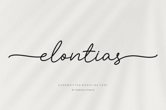 Elontias Font: The Modern Script for Campaign Clarity