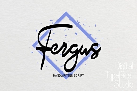 Fergus: A Stylish Handwritten Font for Small Business Branding