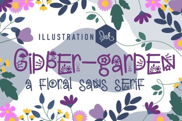 Gidber-garden: A Whimsical Script Font for Editorial Design