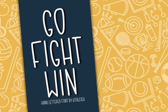 Go Fight Win: A Bold Typeface for Energetic Branding