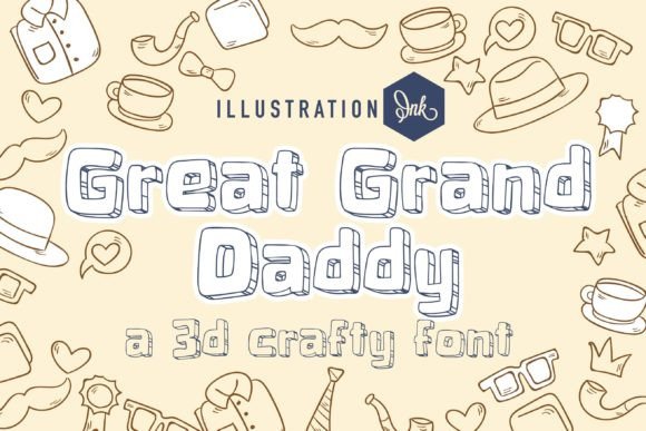 Great Grand Daddy: A 3D Handwritten Font for Modern Web Design