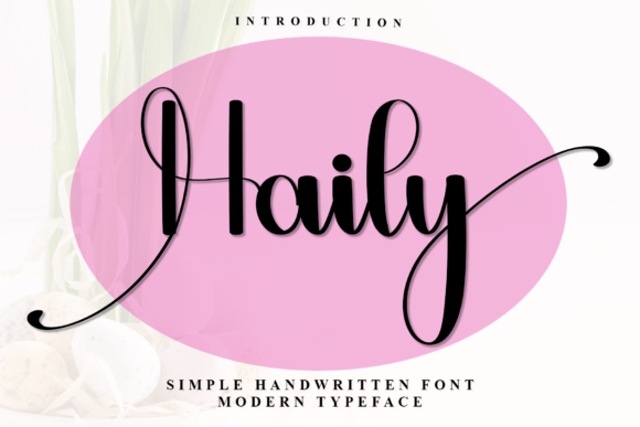 Haily: The Charming Handwritten Font for Makers