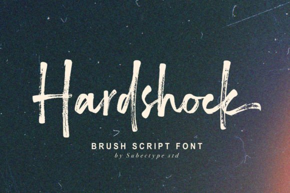 Hardshock Font Review: Elegant Script for Designers