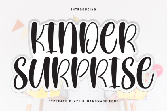 Kinder Surprise Font for Modern Web Design