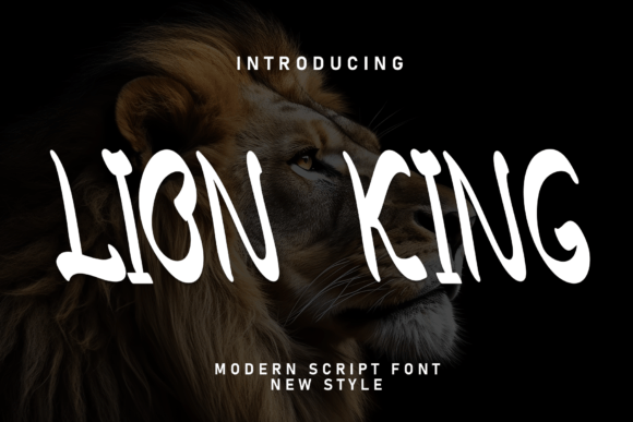 Lion King Font: A Handwritten Typeface for Branding