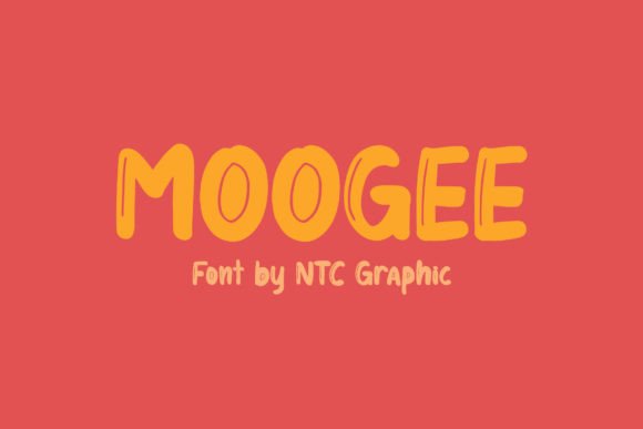 Moogee: A Playful Script Handwritten Font for Editorial Design