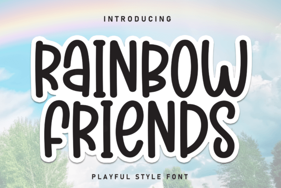 Rainbow Friends: A Playful Script Handwritten Font for Editors
