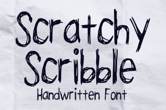 Scratchy Scribble: The Playful Script Handwritten Font for Brands