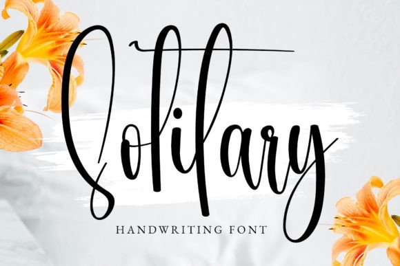 Solitary Font: A Handwritten Typeface for Small Business Branding