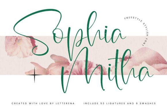 Sophia Mitha: The Perfect Script Font for Handmade Brands